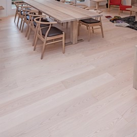 Ask Select Vit Mattlack 155mm<br/ > Wiking Plankgolv